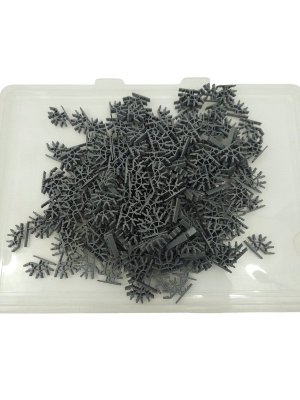 K'NEX Gray 4-way 3D Connector OEM 198 Piece Lot Classic Size Replacement